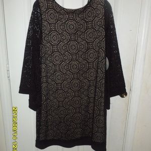 Emma & Michele Black Dress Lace
